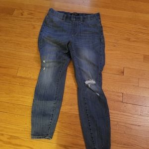 Judy Blue distressed pull on jeans 14w worn once